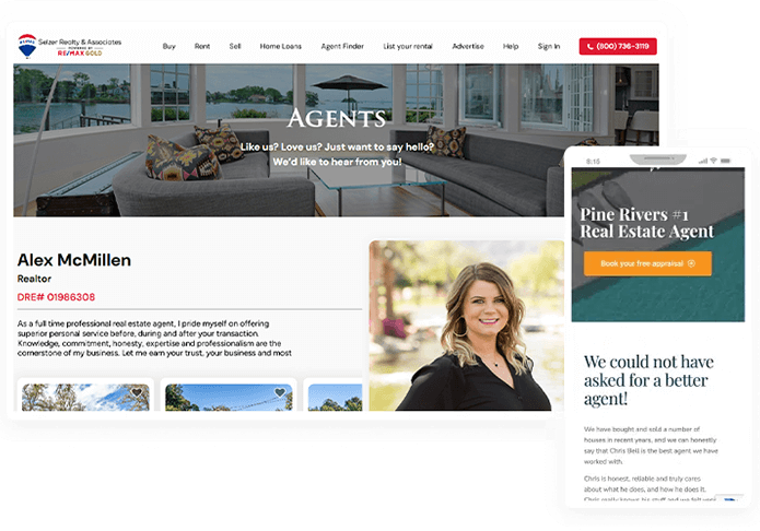 Agent Website Design