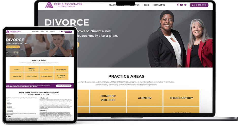 attorney website design alice-pare
