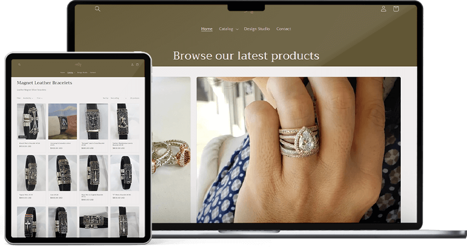 jewelry shopify webdesign