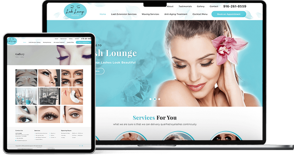 love lashes lounge beauty medispa website