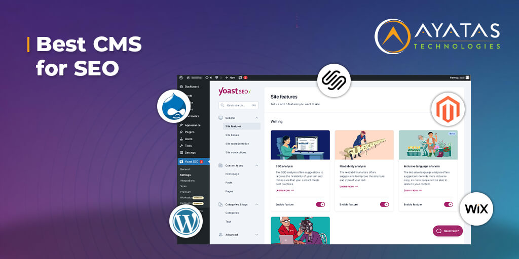 Best CMS for SEO - Ayatas technologies